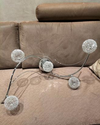 Lampadario in acciaio