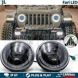FARI Full LED Per JEEP WRANGLER JL DRL Dinamico OM