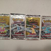 POKÉMON 4 x booster pack NEO GENESYS