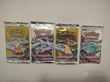 POKÉMON 4 x booster pack NEO GENESYS