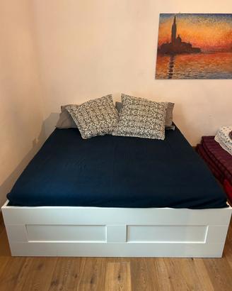 Letto matrimoniale IKEA + materasso