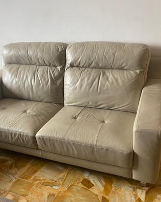 Divano in vera pelle