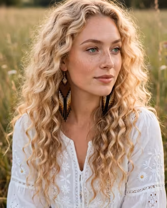 Orecchini lunghi Terra - marrone nero oro -
