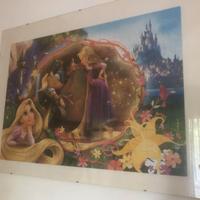 Puzzle Rapunzel Disney 48x68 cornice supporto