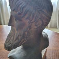 Bronzo Posiedone Dio del mare h36cm