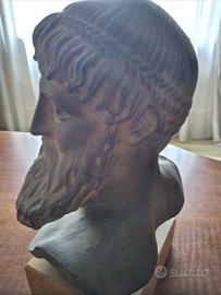 Bronzo Posiedone Dio del mare h36cm