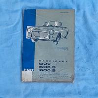 Catalogo parti di ricambio orig. Fiat Cabriolet