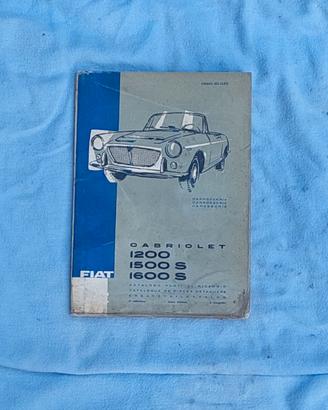 Catalogo parti di ricambio orig. Fiat Cabriolet