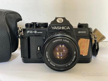 Yashica FX3  Obiettivo50mm e Yashica zoom 70-210mm