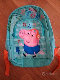 Zaino scuola materna  George di Peppa Pig