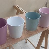 carinissimi vasetti colorati ceramica..