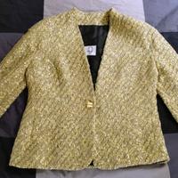 Blazer vintage giacca dorata oro FORMA ZERO by GFF