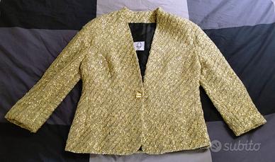 Blazer vintage giacca dorata oro FORMA ZERO by GFF
