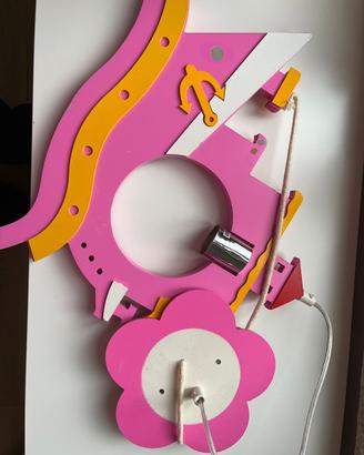 Lampadario barchetta per camera bambina