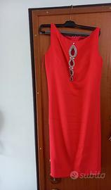 Abito in seta con stola