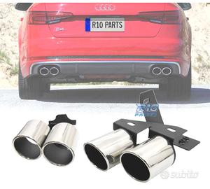 TERMINALI SCARICO AUDI LOOK S4 09-15