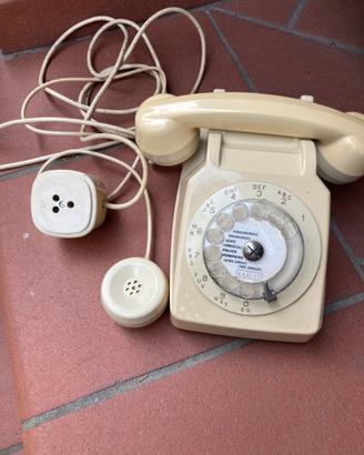 Telefono fisso vintage ediz.  francese funzionante