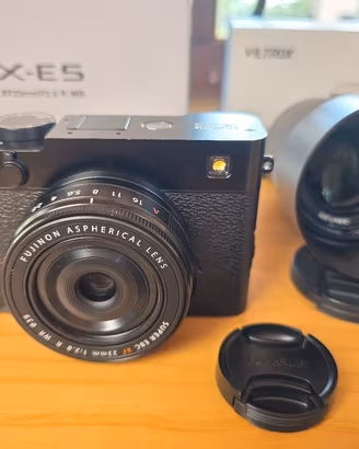 Fujifilm X-E5 + 23mm + Viltrox 56mm | Garanzia