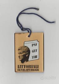 Pass/distintivo per i LITTORIALI BOLOGNA 1939/40