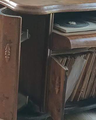 mobile bar con giradischi anni 30