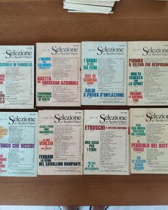 Selezione Reader's Digest annate varie
