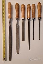 Set 6 lime ferro varie finiture vintage Sheffield