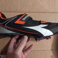Scarpe Diadora bicicletta con attacco rapido n 45 