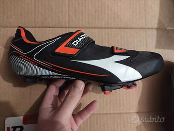 Scarpe Diadora bicicletta con attacco rapido n 45 