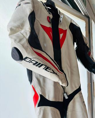 Tuta moto Dainese Mugello RR D-air taglia 50