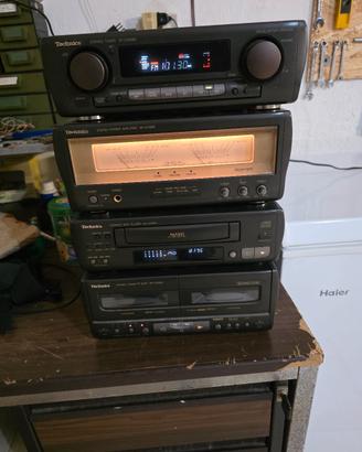 Impianto Stereo Technics Sc-ca1080 (Vu Meter)