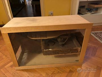 Terrario per  Rettili 80 x 34 x 52