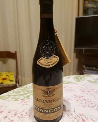 bottiglia Barbaresco, Francone, 1967