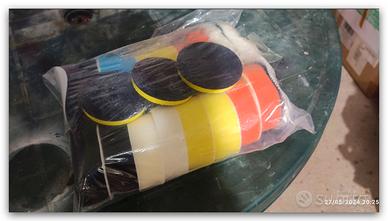 Kit completo di tamponi e lucidatura in spugna