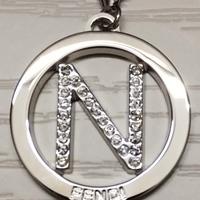 Ciondolo donna Fendi originale lettera N