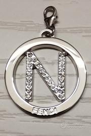 Ciondolo donna Fendi originale lettera N