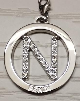 Ciondolo donna Fendi originale lettera N