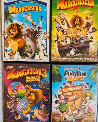 set DVD Madagascar 