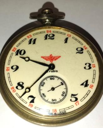 Orologio da tasca USSR 18 Rubis