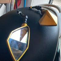 Specchietti oro per moto/scooter