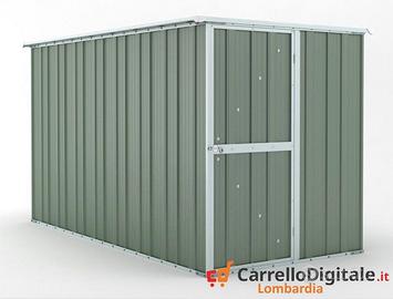 deposito attrezzi box giardino 175x307 verde