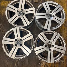 4 - CERCHI IN LEGA PEUGEOT 7X17 4X108 ET14 CB65,1