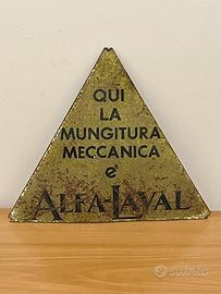 Insegna pubblicitaria vintage.