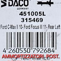 ammortizzatori posteriori ford c max 2 e focus 3