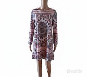 Mini abito rosa con mandala