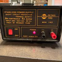 Alimentatore Stabilizzatore Zetagi Mod. 143 12V