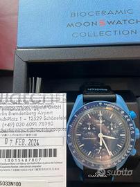 MoonSwatch “Mission to Neptune” con scontrino