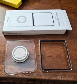 custodia trasparente per Galaxy Z flip 5 