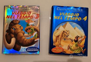 Geronimo Stilton Viaggio nel tempo 3 + 4 + carte