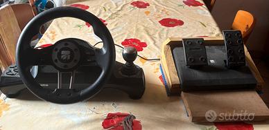 Volante e Pedali per PlayStation e PC