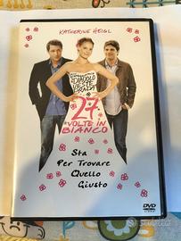 DVD film  originale 27 volte in bianco 